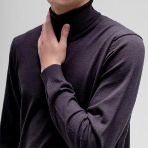 [이너프립]남자 여자 목폴라 폴라티 목티 터틀넥 검정 겨울 니트