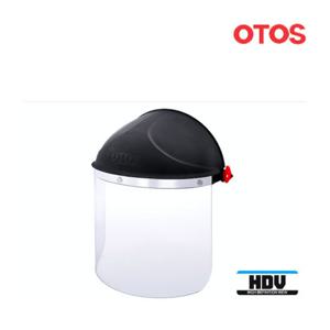 오토스 F-65A 보안면투명 맨머리형 방어효과우수 보호면적강화