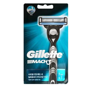 질레트 마하3 면도기 1UP (면도기 +면도날1개)