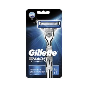 [질레트]마하3 터보 매뉴얼 면도기 2up
