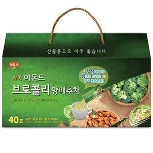 광야식품 아몬드 브로콜리 양배추차 40T 식사대용 선식차