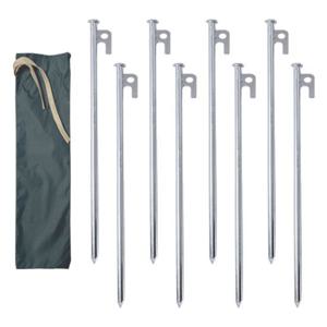 [벅703]고강도 크롬 단조팩 40cm 8P 세트+보관주머니 텐트 타프