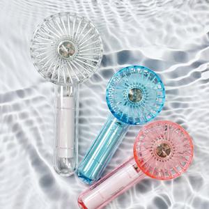 하이온 휴대용 미니 투명 선풍기 무선 소형 손선풍기 H35