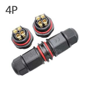 L20 방수형 커넥터 일자형 4Pin SB1003