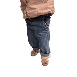 빅토리아슈즈 키즈 찍찍이 애니멀 아동 털신 단화 스니커즈 V05119-BEI