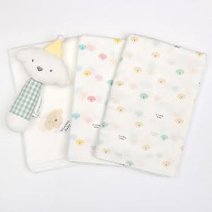 HP블루독베이비25년FW  WH)구름강아지딸랑이손수건SET 45W70BHD05