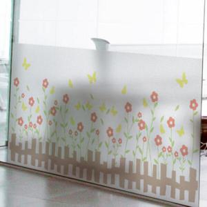 아트박스/꾸밈 is597_m-무점착유리시트_봄날의울타리_글라스시트