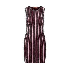 미소니 미디 원피스 DS24WG3UBK042L S4166 RED BLACK