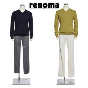 [레노마캐주얼]F/W 한정수량 캐시미어혼방 부드럽고 깔끔한 V넥 니트 2종1택 RQGMKT145A EK36