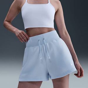 나이키반바지 IQC FD1410-423 나이키 스포츠웨어 피닉스 플리스 여성 하이웨이스트 쇼츠