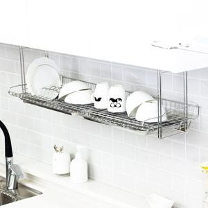 광폭슬라이드 씽크선반 900-1단(스텐쟁반)식기건조대 부착식건조대 부착식식기건조대 부착형식기건조대 상