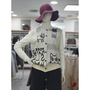 끄레아또레 세이브존09 라운드 니트 조끼 RT25CVT701