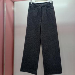 Latium HC06 국내생산 스판 히든반밴딩 헤링본 통와이드 세미정장 기모바지 T2543pt08B