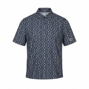 풋조이골프반팔티 NQC FMJMS2213-BLACK KR 25SS Full PRT Polo