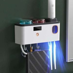 UVC 태양광충전 무선 칫솔살균기 세트