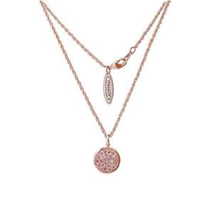 N021 오스트리아 크리스탈 로즈골드 목걸이
