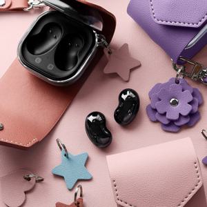 갤럭시 버즈 2 라이브 프로 가죽 케이스 키링 펜던트