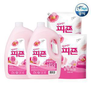 피죤 섬유유연제 (총 10.4L) 3.1L*2개 + 2.1L리필*2개