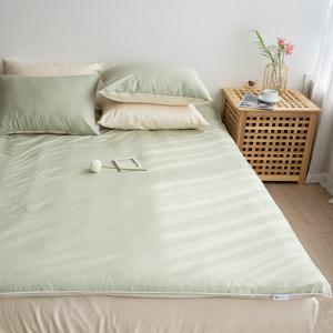 아토앤알로 순수 40수 순면 홑겹토퍼커버 SS