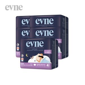 이브네 코트니 순면감촉 입는 오버나이트 중형 4매x5팩
