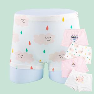 뭉게구름 여아 아동팬티[4매입] 유아사각팬티 드로즈팬티세트 어린이면속옷 아기 키즈 주니어드로우즈