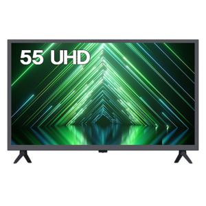 TV 140cm UHD 에너지 1등급 고화질 LED 중소기업TV SMG55U 스탠드형 기사방문설치