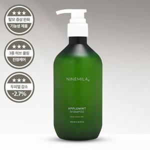 나인밀라 애플민트 지성두피용 쿨링 탈모샴푸500ml