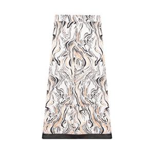 올리비아하슬러 기하학 프린트 린넨 스커트_OHEMSK203