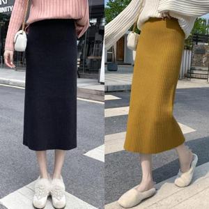 [깨비몰] 여자패션/밴딩/골지니트/스커트/패션스커트/5컬러