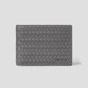 [빈폴] 프리미엄 가죽 메쉬 미니지갑 - 카키 BE52A3M04H