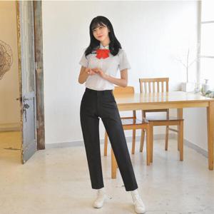 아트박스/교복몰 교복몰 (하복)스판 블랙 교복바지(여자) 교복