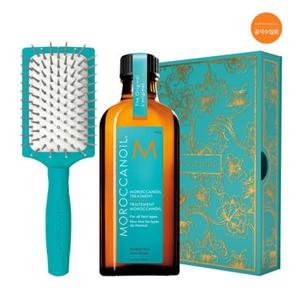 [백화점][모로칸오일 공식수입원] 2026 루나 키트(오일 트리트먼트 100ml+미니패들브러시)