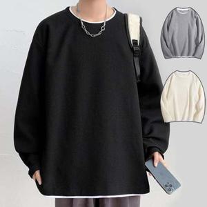 남성 가을 맨투맨티 노멀핏 대학생 캠퍼스룩 데일리룩