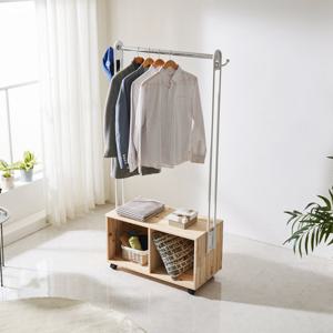 파로마 네오 케이모 오픈 수납 800 이동식 일자 행거 NES1757