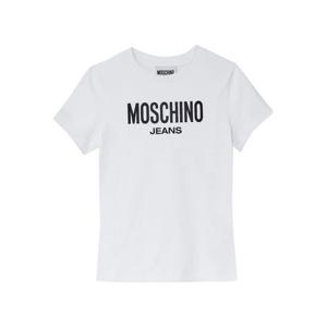 [MOSCHINO] 라프리마 여성 티셔츠 로고 071882367001 화이트 /8
