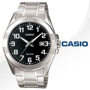 정품[CASIO] MTP-1308D-1B 카시오 실버 메탈 밴드 시계