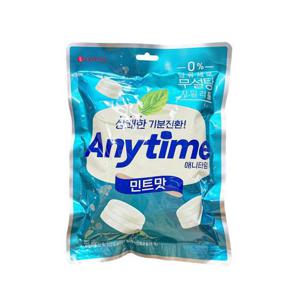 롯데제과 애니타임 밀크 캔디 185g / 무설탕사탕