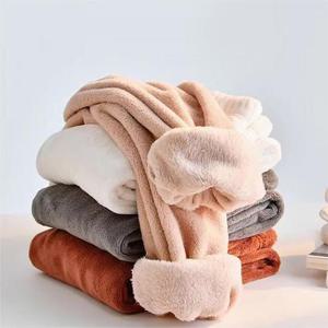 겨울 수면바지 커플 파자마 극세사 바지 잠옷 홈웨어 실내복