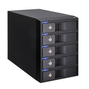위즈플랫 PRORAID C5-US32C 5베이 USB3.2 C & eSATA 외장스토리지 외장하드 케이스 하드웨어 RAID DAS