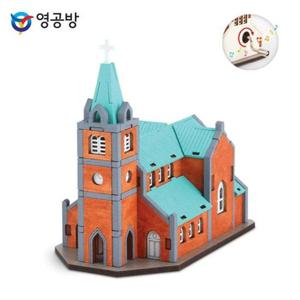영공방 오르골만들기 DIY 수동 오르골 명동성당 (YM86231)