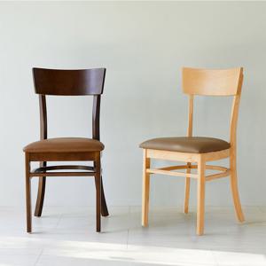 베스트리빙 민트 내츄럴 고무나무 인테리어 원목 식탁 의자 1개