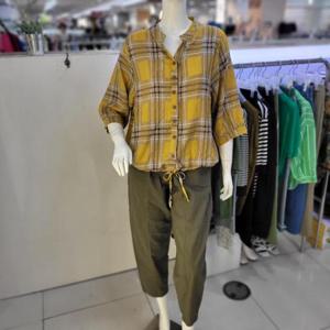 더스토아 DP01 체크 남방 셔츠 T25TCHU25B036