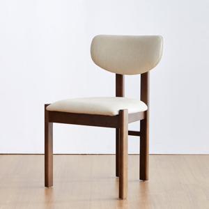 베스트리빙 해리스 인테리어 고무나무 원목 식탁 의자 1개