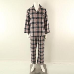 비너스 DP01 따뜻한 기모 체크잠옷 PA4456M