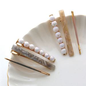 제이로렌 컬러 실핀 헤일로 집게핀 3pcs 세트 H01378