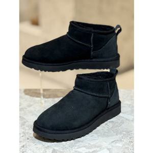 어그 UGG 여성 오버로크 스티치 울트라미니 부츠 1665302520 블랙