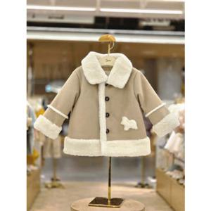 [에뜨와HB]2025년신상품  BE)헤더무스탕JK 07S725201 (유아의류 점퍼 출산 신생 백일선물 돌선물