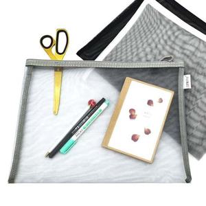 A4 메쉬 파우치 예쁜파우치 이너백 망사파우치 비치파우치 여행파우치