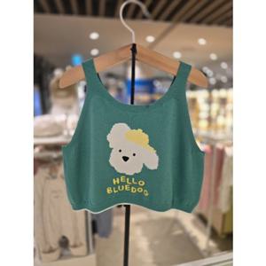 [블루독베이비] 26 SS(그린)헬로 도기 니트베스트(4611422002)출산 백일 돌 신생아 유아 선물 조카 아가옷