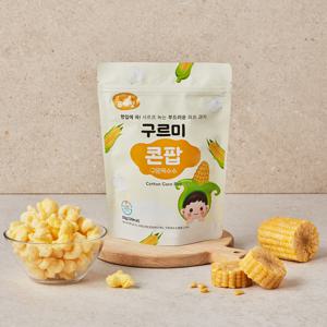 퓨어잇 구르미 콘팝 구운옥수수 퍼프 부드러운 스위트 과자 아기 간식